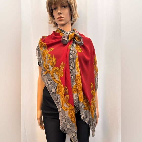 Ralph Lauren vintage baroque silk wrap - Picture 5 of 17